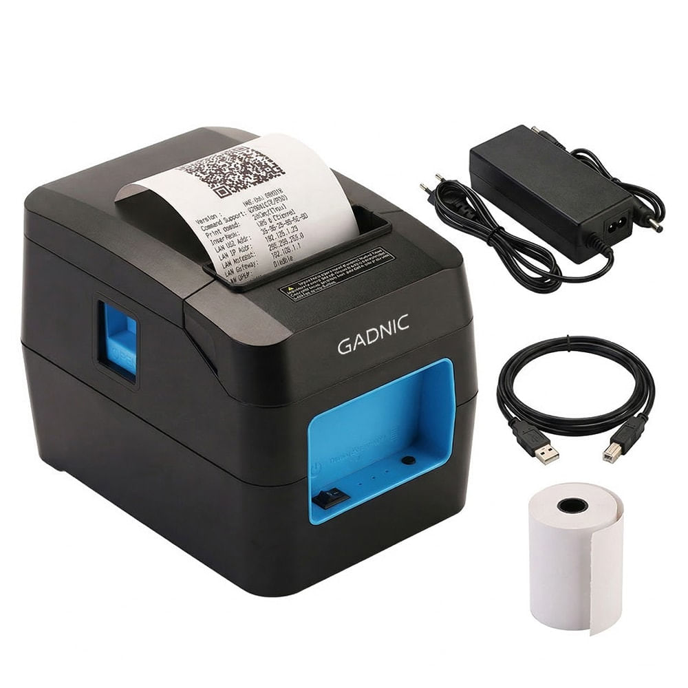 Impresora Térmica GADNIC 80mm 220mms Comandera Tickets Corte Automático