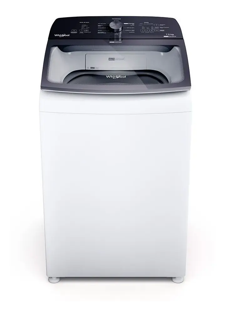 Lavarropas Whirlpool 7,5kg Automatico Carga Superior Wwh07ab Blanco