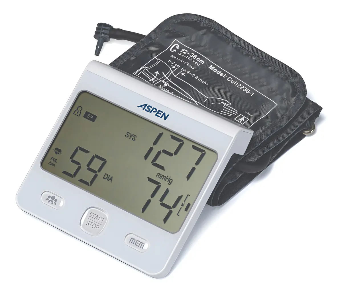 Tensiómetro Digital De Brazo Automático Aspen DBP6175