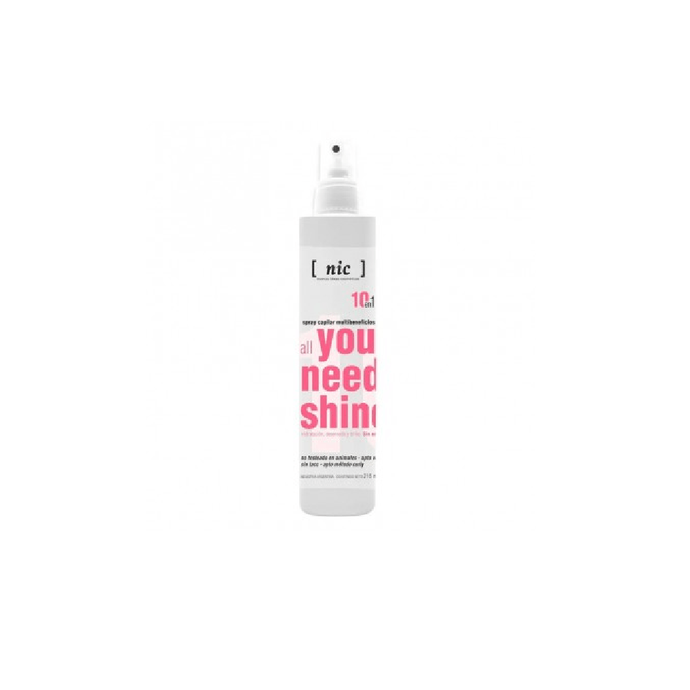 Nic Spray Capilar Sin Enjuague 10 En 1 All You Need Is Shine