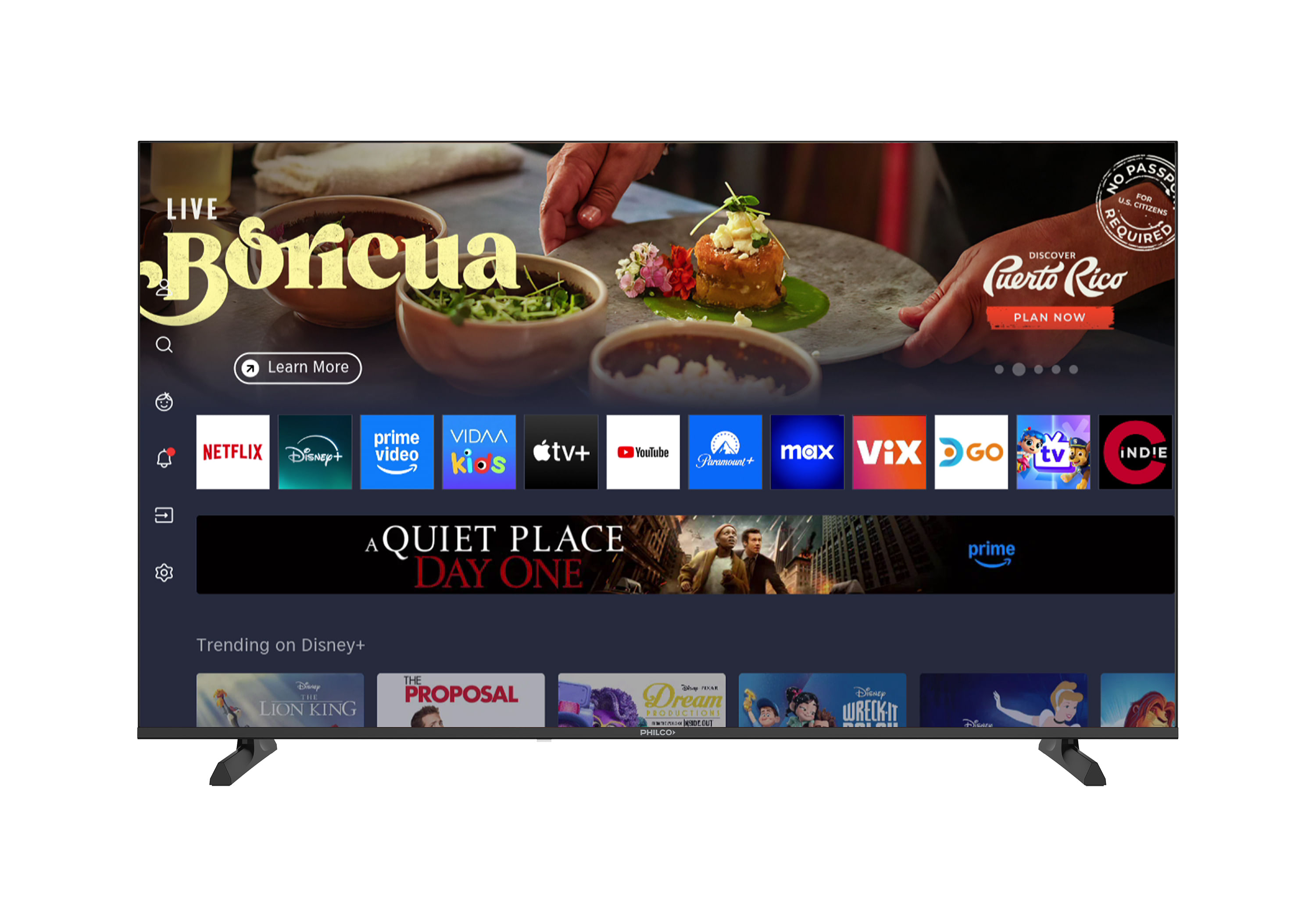 SMART TV 55" PHILCO - VIDAA