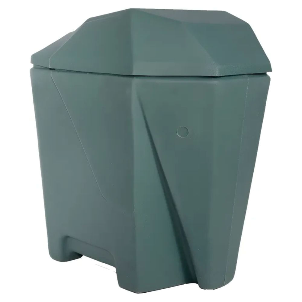 Contenedor De Alimento Balanceado Mascotas Eggys P/ 15/18kg Color Verde Militar