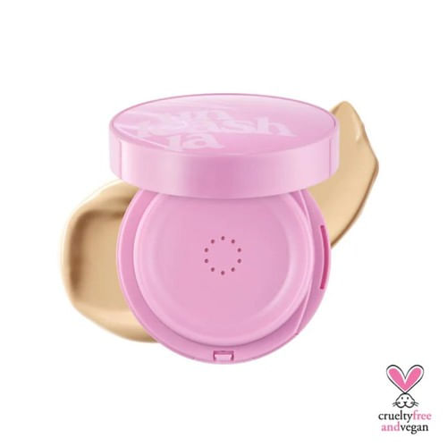 Unleashia Don't Touch Glass Pink Cushion 23W With Care - Base de Maquillaje Luminosa con Ácido Hialurónico