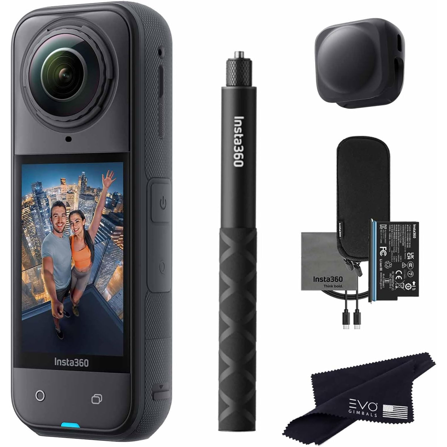 Camara de Accion Insta360 X5 Basic Bundle 8K