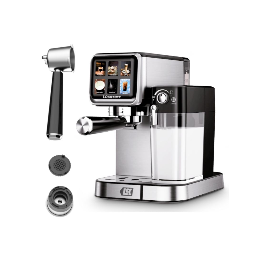 Cafetera Espresso Lusqtoff Con Adaptador De Capsulas