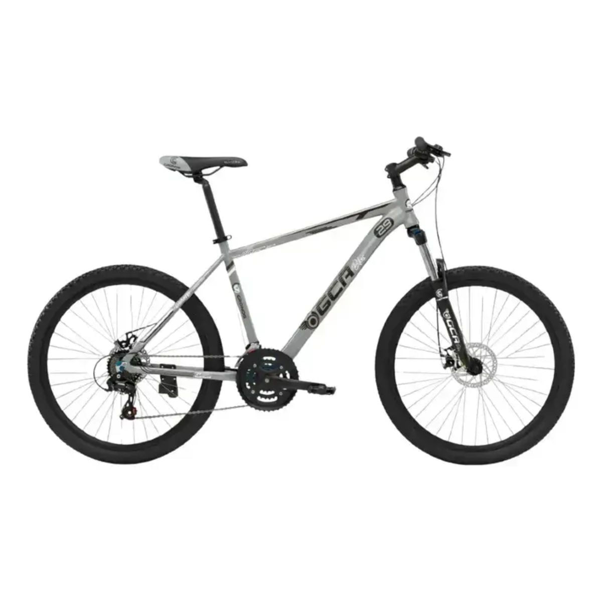Bicicleta Gca Cronos Mountain Bike Rodado 29 Gris Y Plata