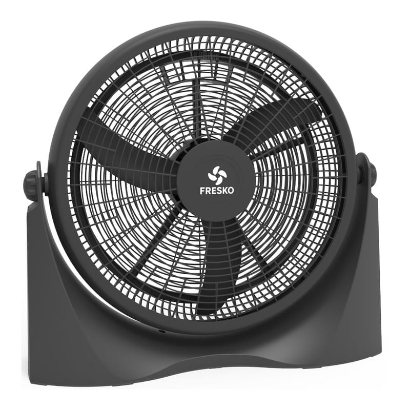 Turbo Ventilador 20" 3 Palas Plásticas Fresko 05010232 Negro