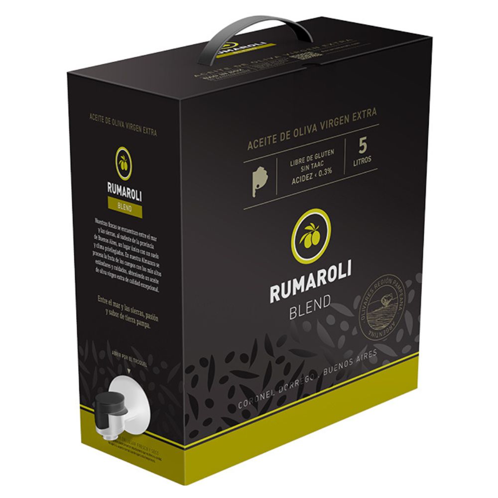 Aceite De Oliva Virgen Extra Rumaroli Blend Premium 5L Caja BIB