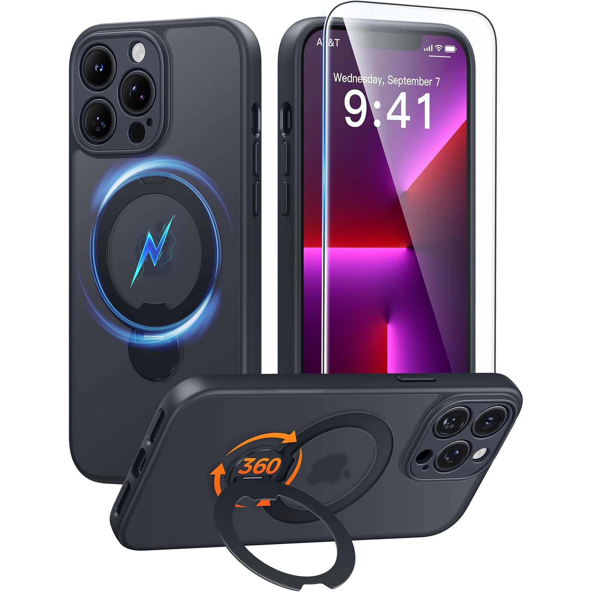 Apple FNTCASE Funda para iPhone 13 Pro Max con Soporte