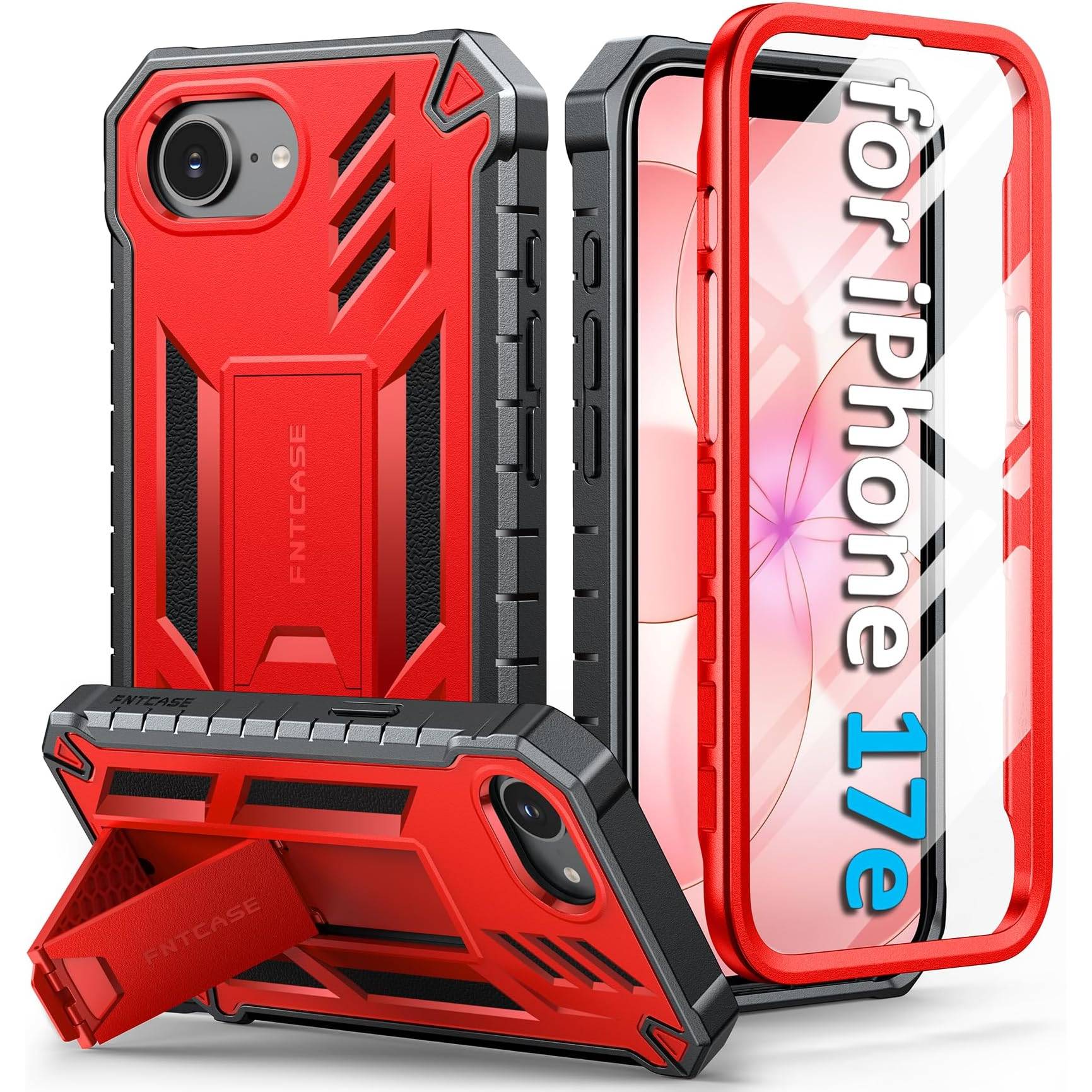 Apple FNTCASE Funda iPhone 17e Protector Pantalla