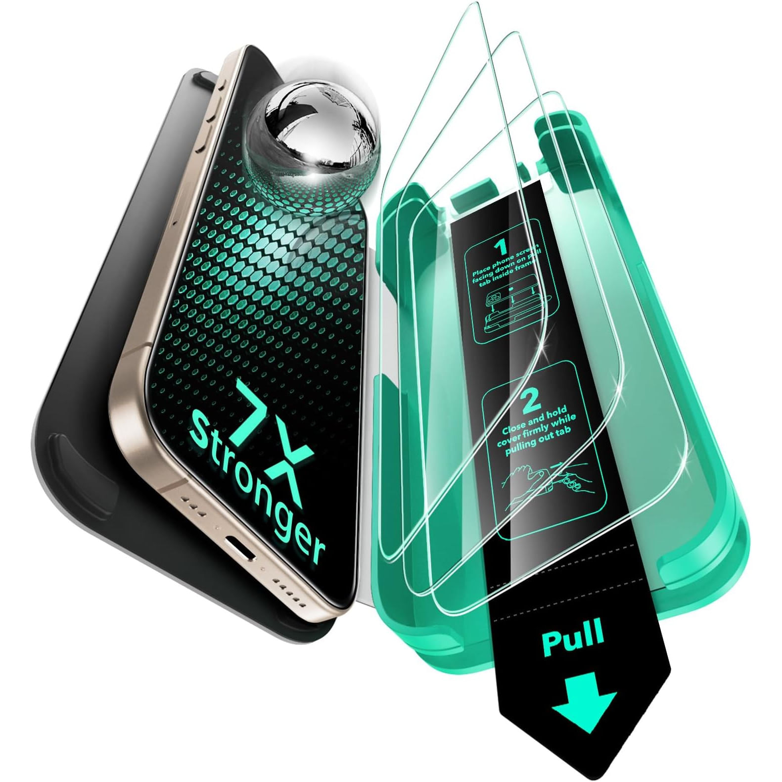 Apple ESR 3 Pack Protector Pantalla iPhone 16 Pro
