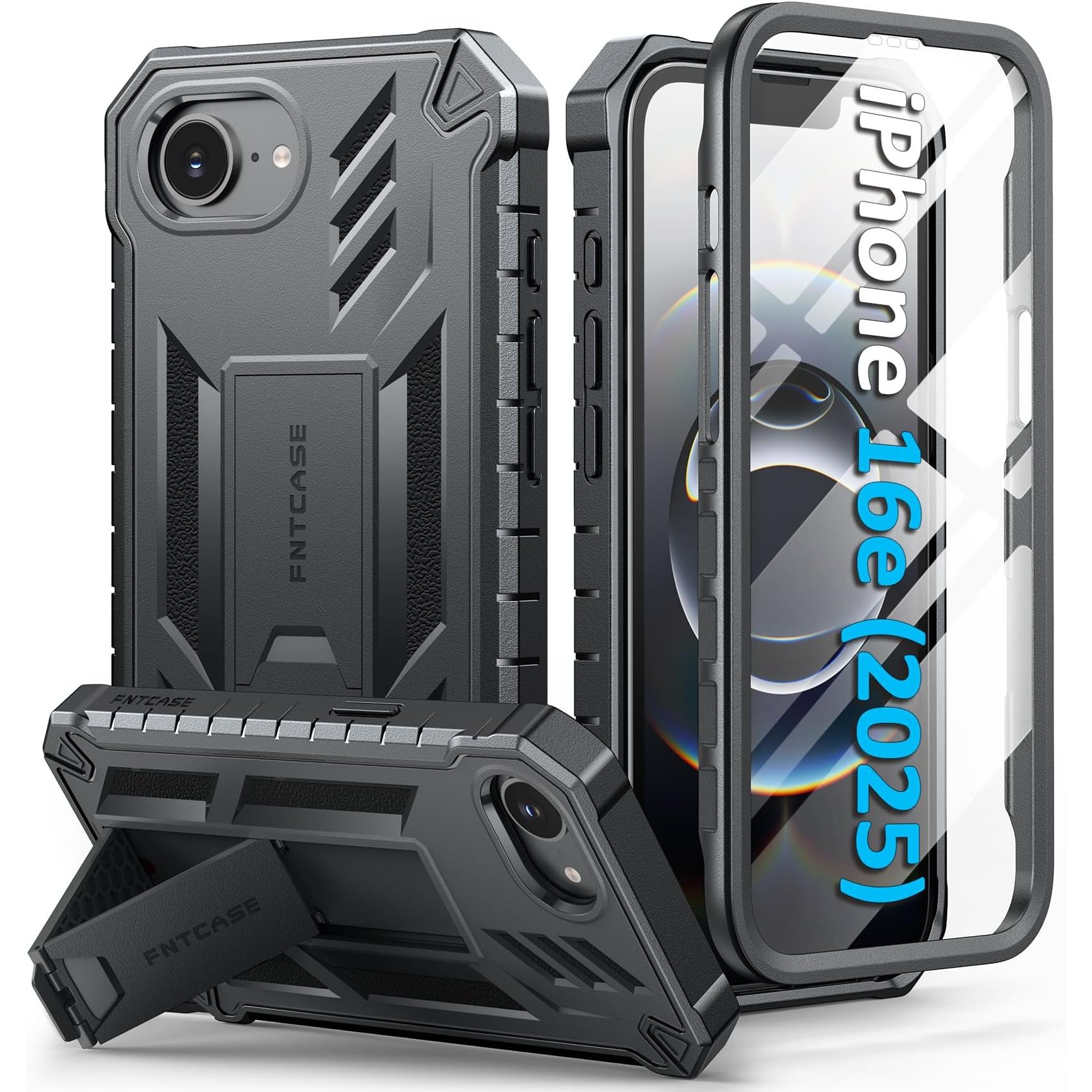 Apple FNTCASE Funda iPhone 16e Protector Pantalla