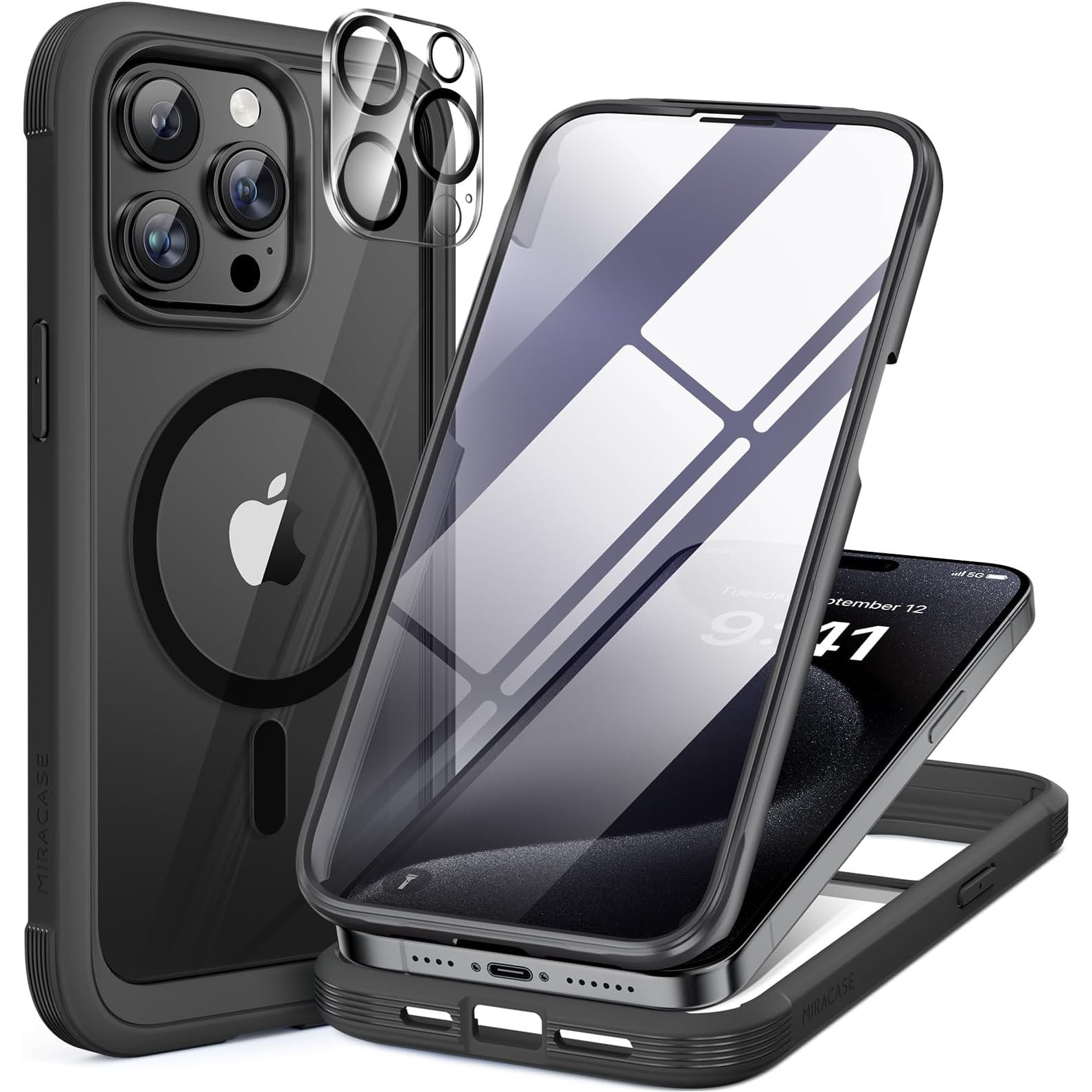 Apple Miracase Funda para iPhone 12 Pro Max con