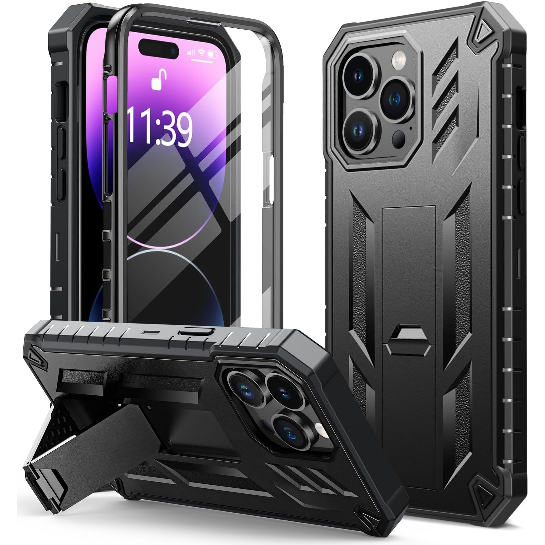 Apple FNTCASE Funda para iPhone 14 Pro Max con Protector