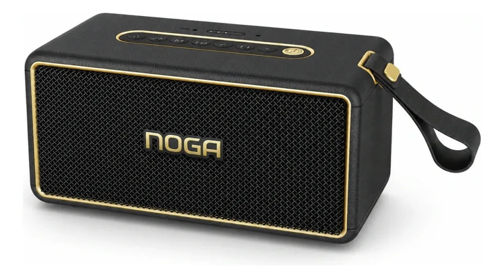 Parlante Noga Bluetooth Inalambrico N15bt 40w Rgb Led Negro