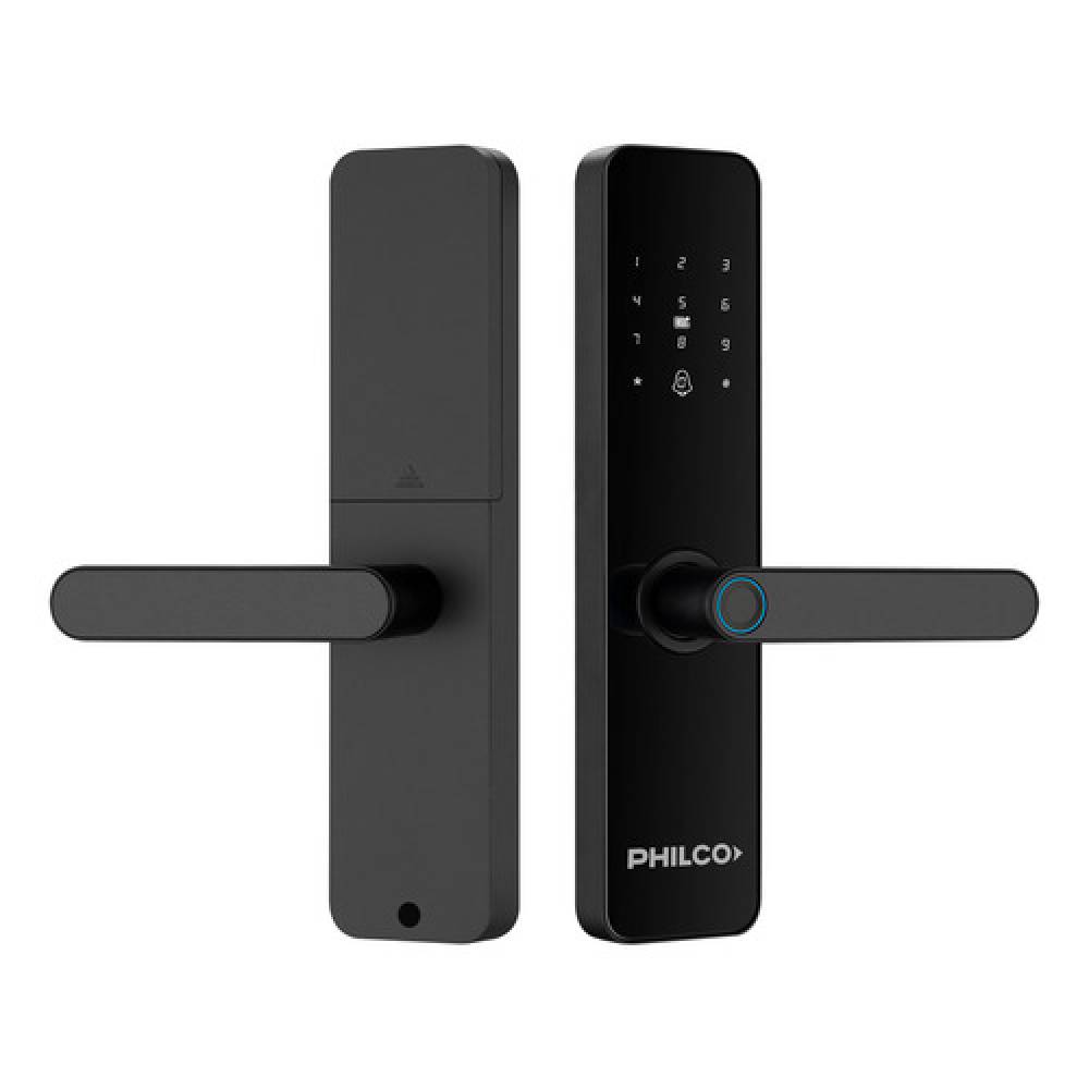Cerradura Inteligente Philco Wi-Fi App Homesync Huella Tarjeta Llave Contraseña SLP300