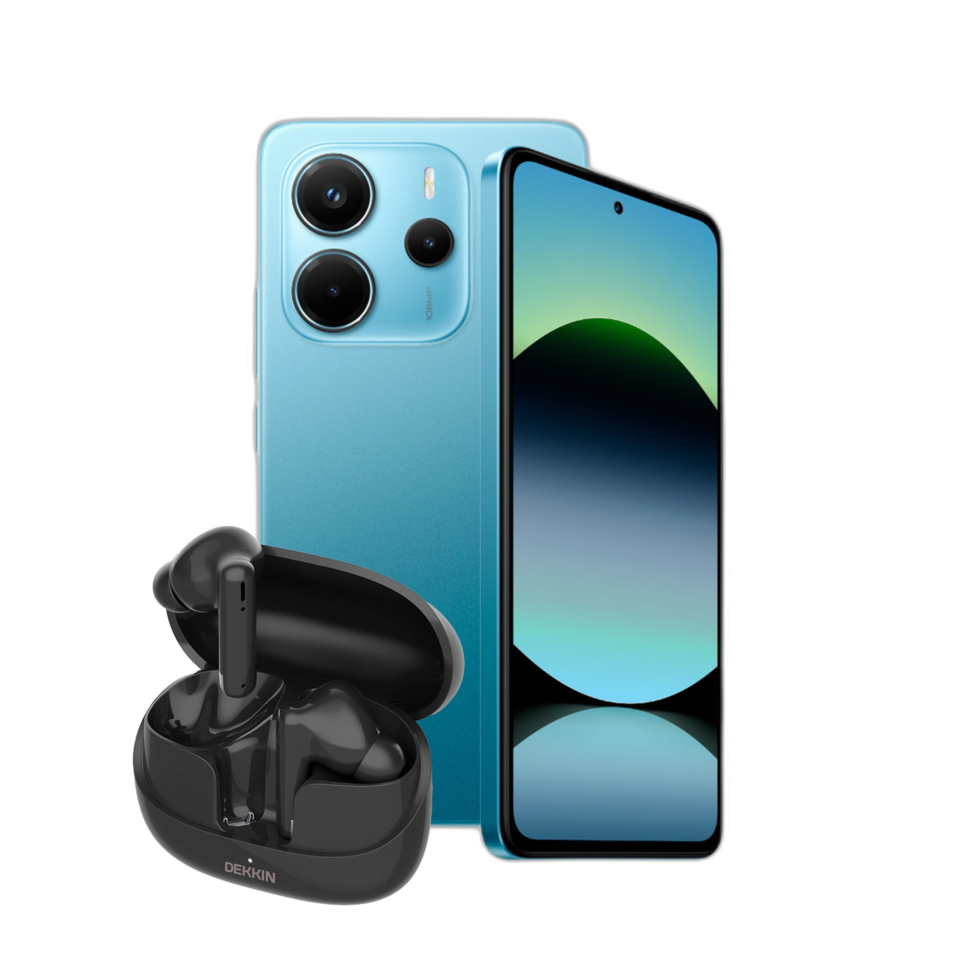 Xiaomi Combo Note 14 6+ Ocean + Auriculares Dekkin TWS 128GB