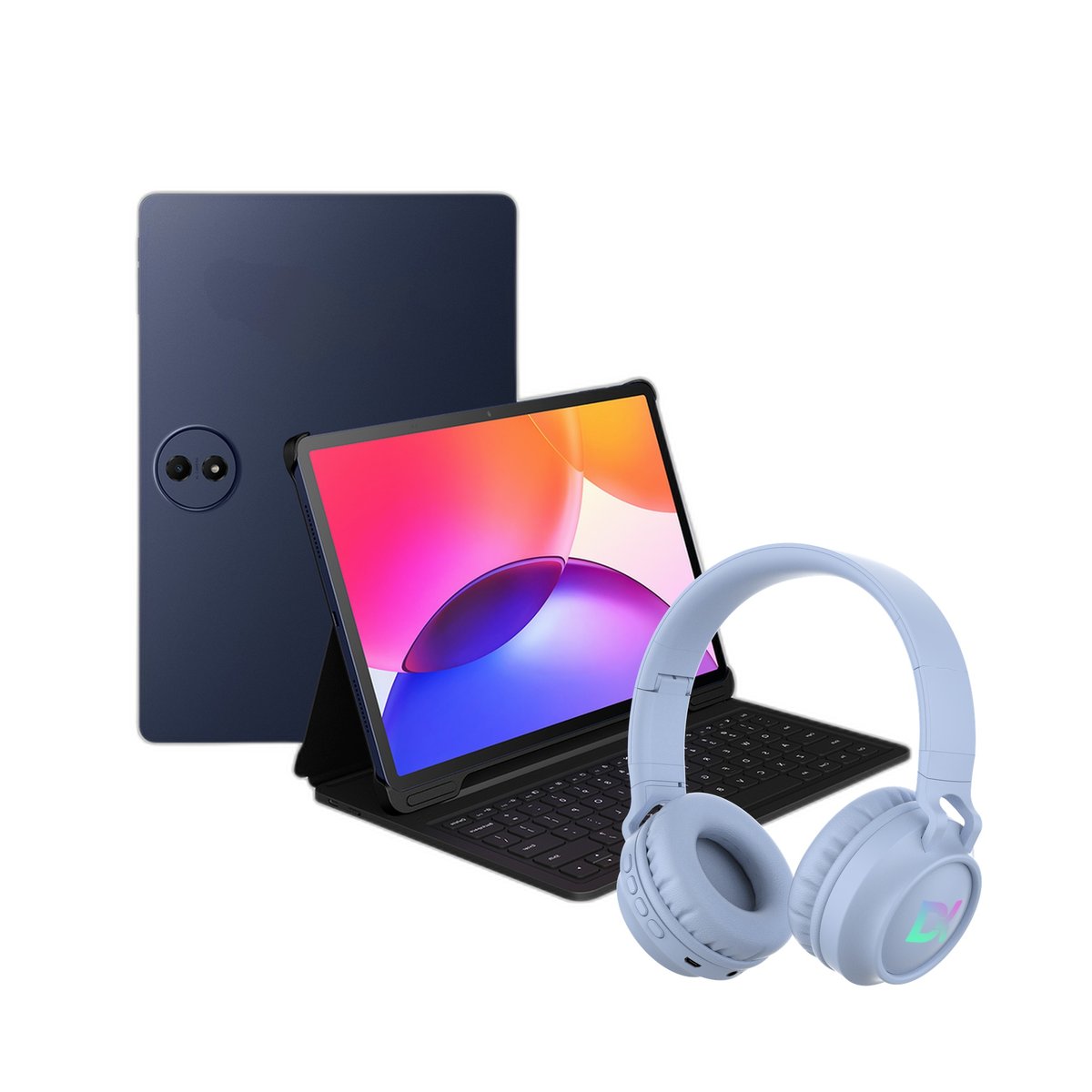 Combo TCL Tab A1 Plus 12.2" 6+128GB + Auriculares Vincha Dekkin BT Celeste