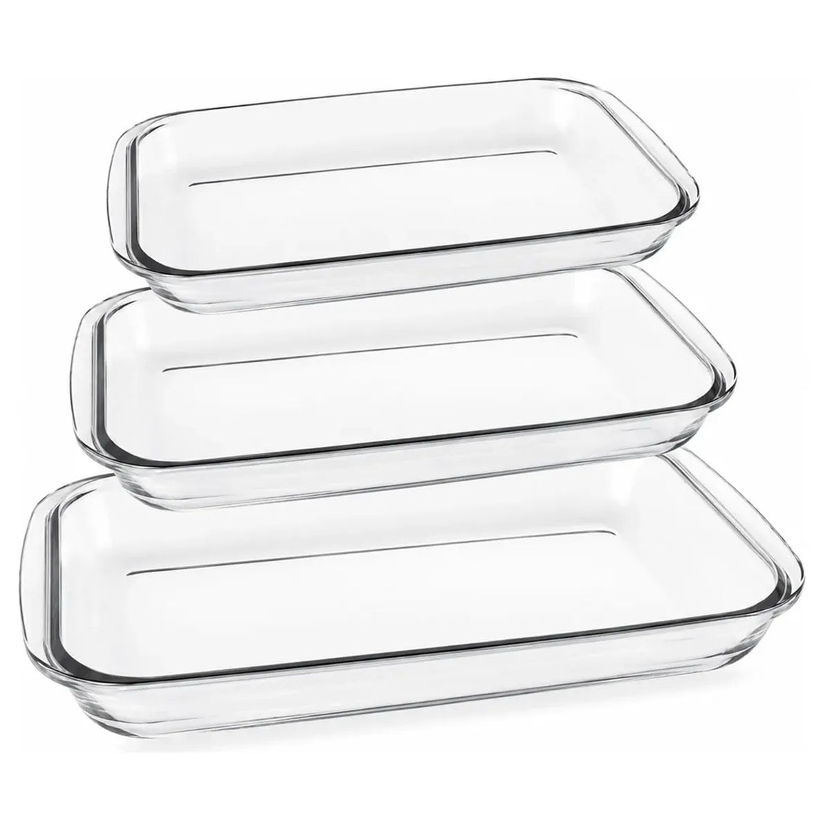 Fuente Rectangular X3 Unidades Horno Microondas Marinex