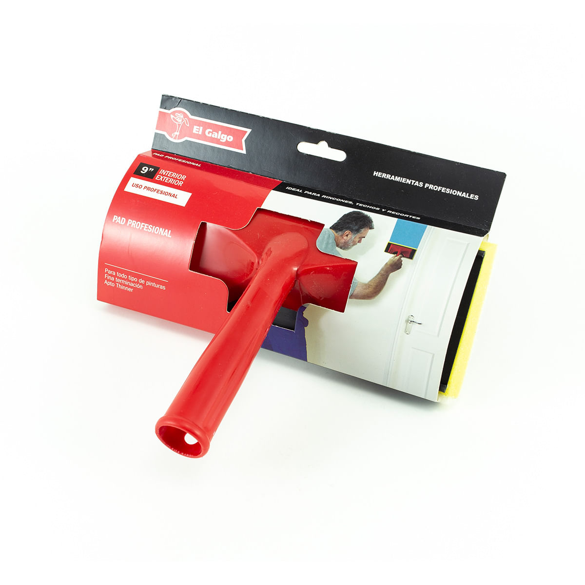 Pad Aplicador Plano Fijo 9" El Galgo