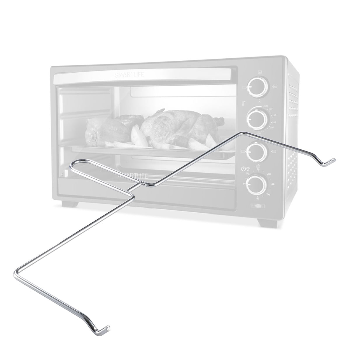 Accesorio Agarradera Espiedo Para Horno Smartlife TOR050/60