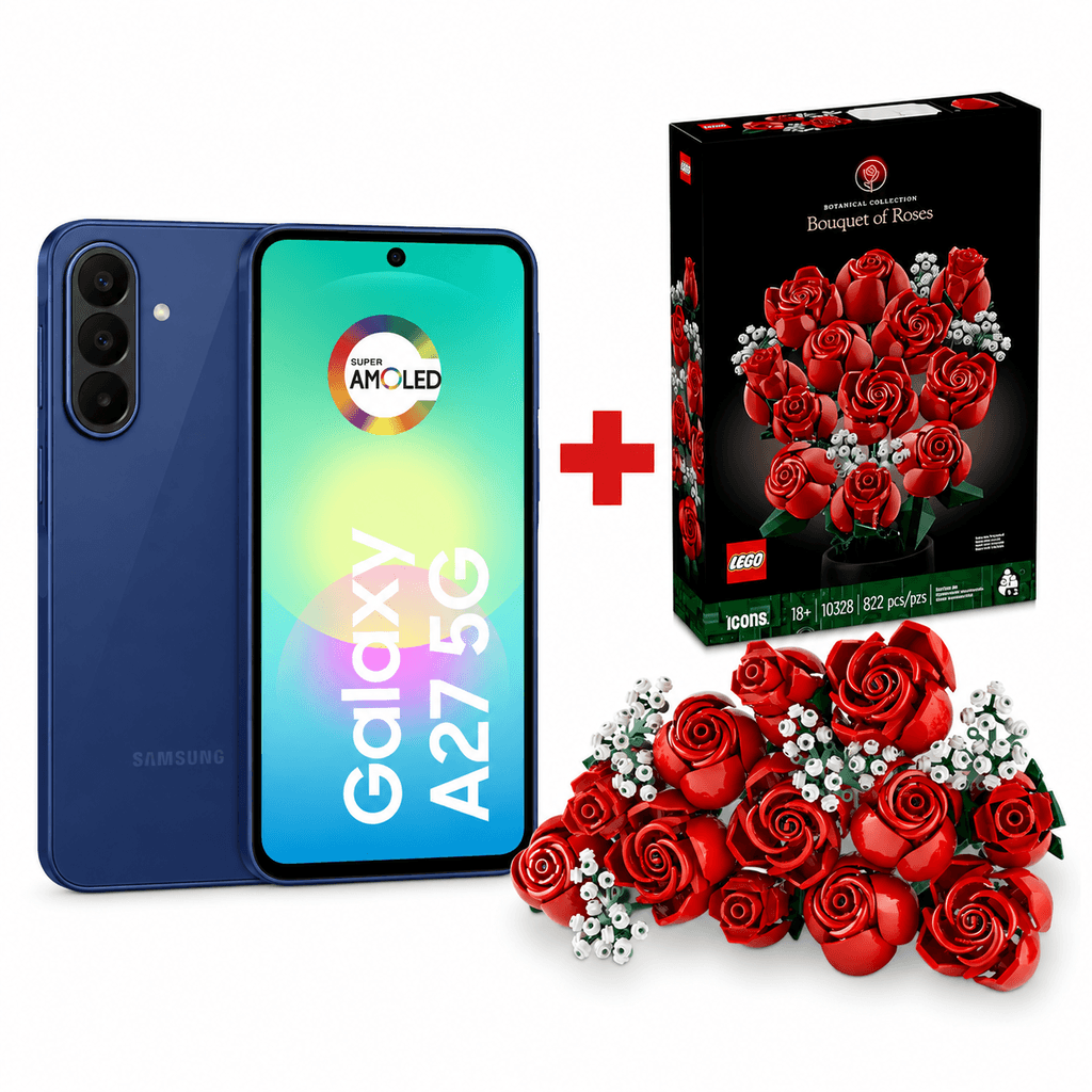 Samsung Combo Dia de la Madre A27 + Ramo de Rosas Lego 10328 8GB