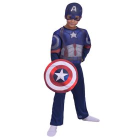 Disfraz Capitán América con Luz Talle 1