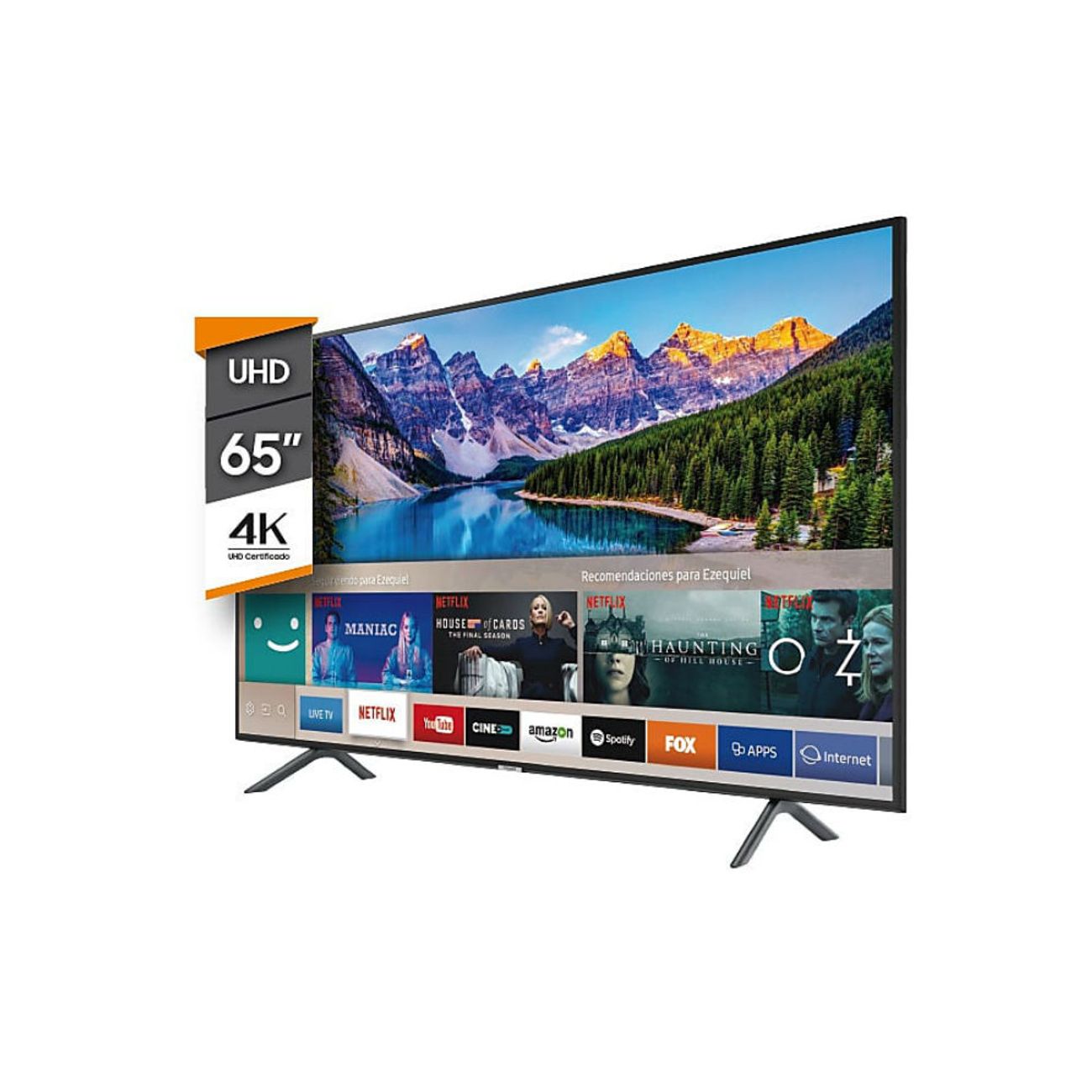 Smart TV 65” 4K UHD Samsung UN65NU7100 fravega