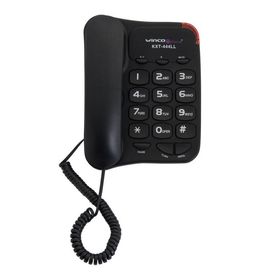 Telefono con Cable de Mesa Winco TE444 Negro