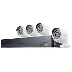 SAMSUNG FULL HD VIDEO SECURITY SYSTEM 4 CAMS 8 CAN