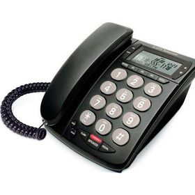 Teléfono con cable de mesa DTP215N Negro