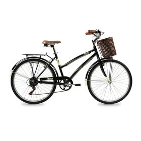 Bicicleta Urbana Dama Amelie 26" Negra Olmo
