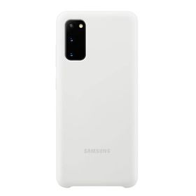 Funda Samsung de silicona para Galaxy S20 Blanco