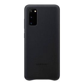 Funda Samsung de cuero para Galaxy S20 Negro