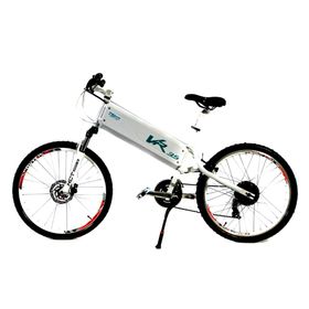 Bicicleta Eléctrica R 26" VR 350W con Freno a Disco Blanca